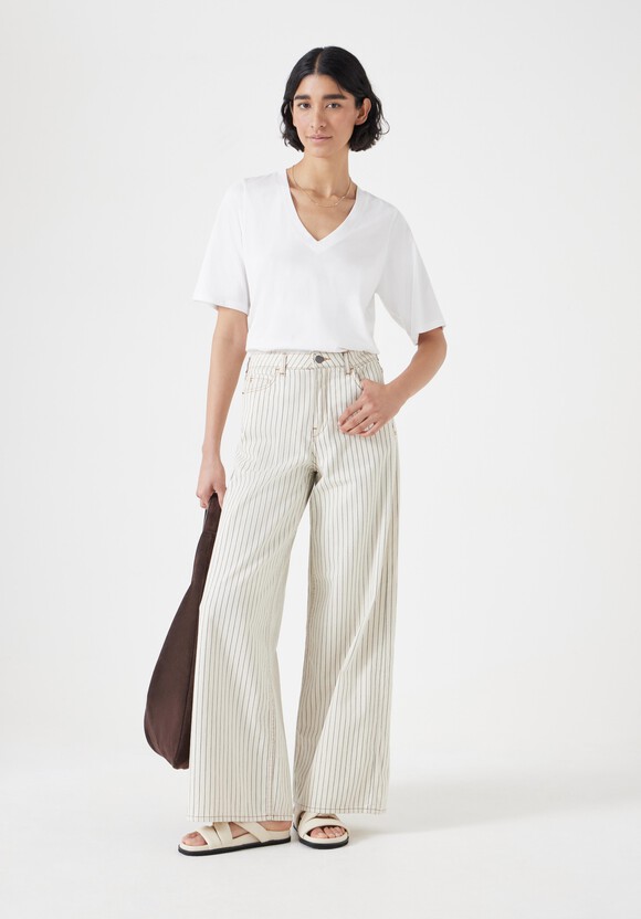 Reece V Neck Drapey T-Shirt