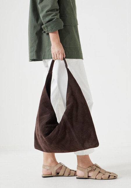 Suede Tote Bag