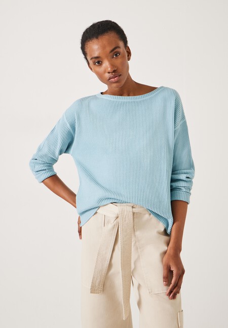Faye Textured Waffle Top