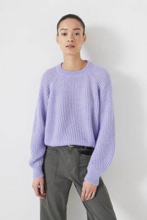 Fluffy Rib Crew Jumper