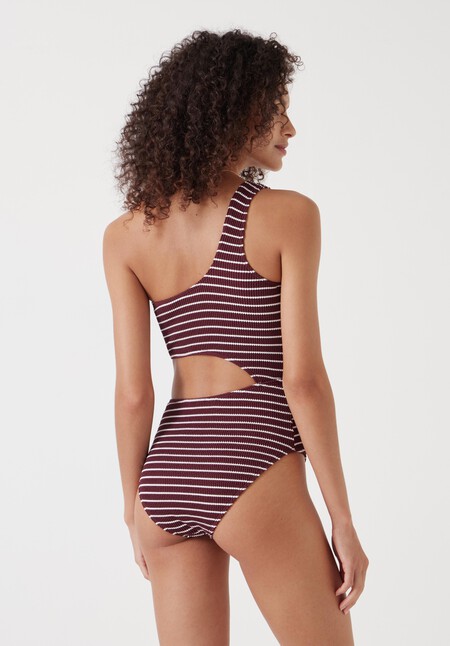 Clare Crinkle Cut Out Swimsuit