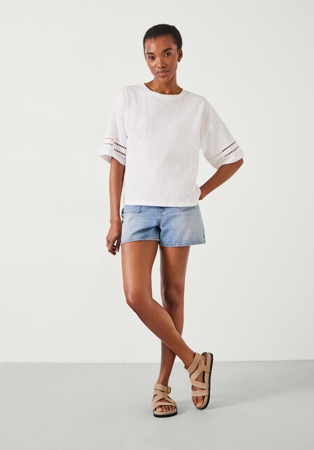 Lucie Lace Detail T-Shirt