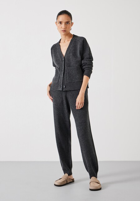 Daisy Merino Wool V Neck Cardigan