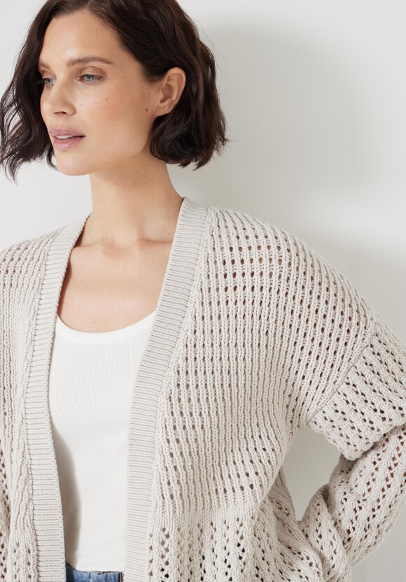 Knitted Edge to Edge Stitch Cardigan