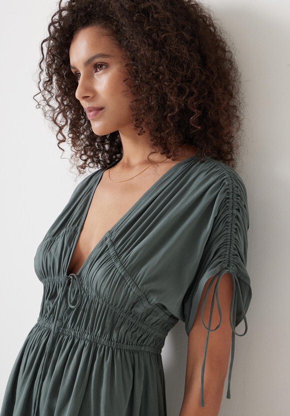 Grace Cotton Blend Mini Beach Dress