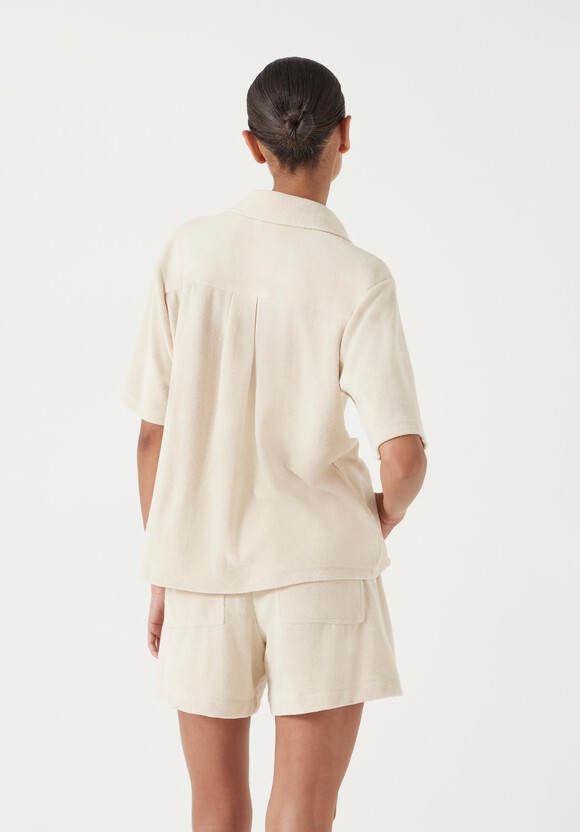 Towelling Short Sleeve Shirt