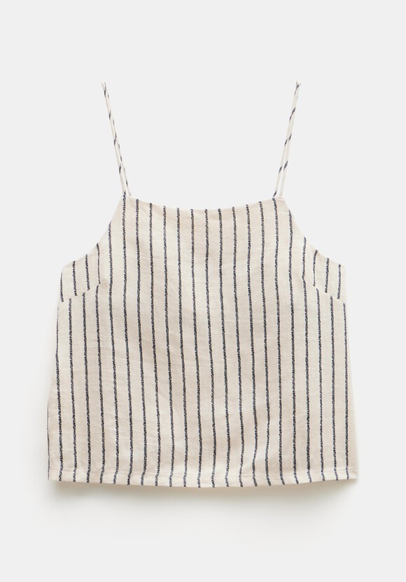 Sian Stripe Linen Cami