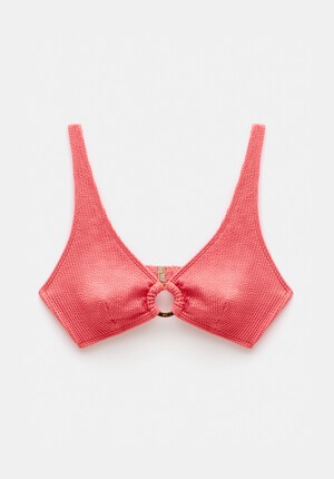 Crinkle Ring Bikini Top