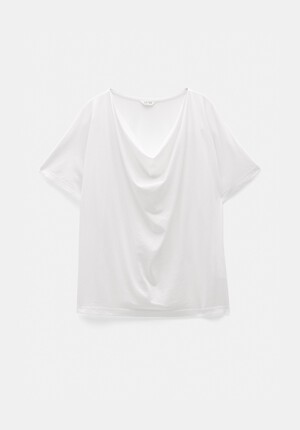 Cowl Neck T-Shirt