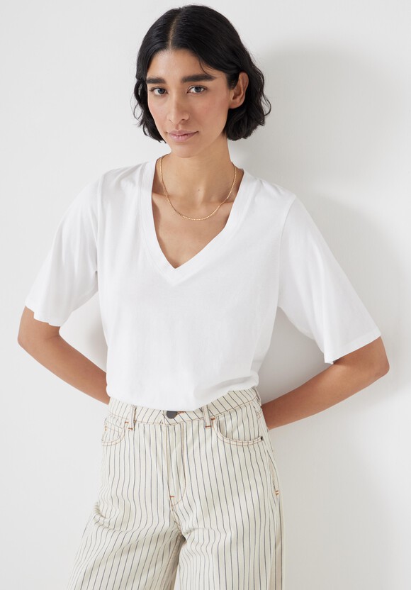 Reece V Neck Drapey T-Shirt