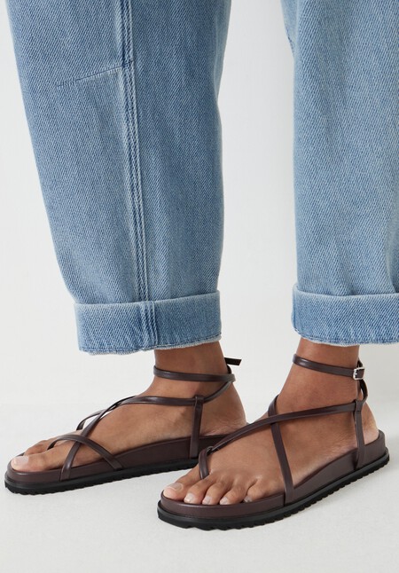 Thea Strappy Leather Sandals