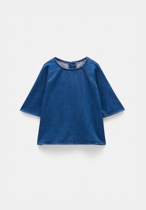 Denim Raglan Tee